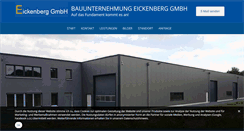 Desktop Screenshot of eickenberg-bau.de
