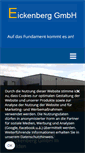Mobile Screenshot of eickenberg-bau.de