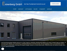 Tablet Screenshot of eickenberg-bau.de